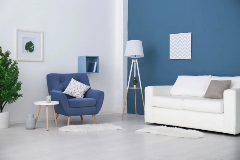 Güzelbahçe salon iç cephe boyama örneği